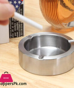 Ashtrays Stainless Steel Living Room Office Internet Cafe Hotel 14CM