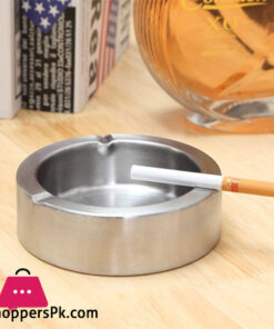 Ashtrays Stainless Steel Living Room Office Internet Cafe Hotel 12CM