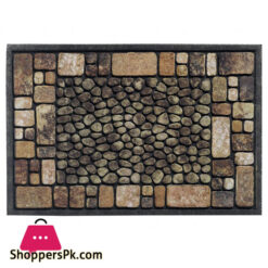 Brick Elegant Rubber Entrance Mat 24 x 36 Inch