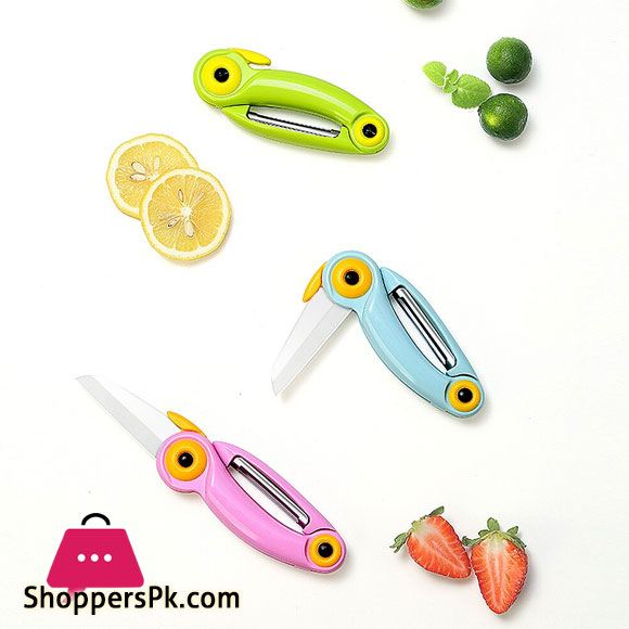 Cartoon Fruit Peeling Knife Stainless Steel Peeler Peeling Apples Kitchen Vegetable Fruit Sharp Multi-Function 2 In 1 Knife 4 Cartoon Fruit Peeling Knife Stainless Steel Peeler Peeling Apples Kitchen Vegetable Fruit Sharp Multi-Function 2 In 1 Knife - Image 2