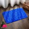 Cobblestone Embossed Bathroom Bath Mat, Coral Fleece Non-slip Carpet In Bathtub Floor Rug For Shower Room Doormat Memory Foam Pad  50 x 80cm