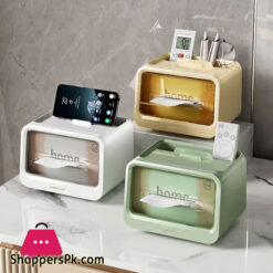 Creative Multifunction Plastic Tissue Box Table Decoration Tissue Holder