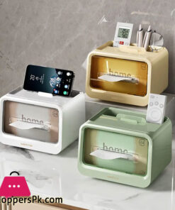 Creative Multifunction Plastic Tissue Box Table Decoration Tissue Holder