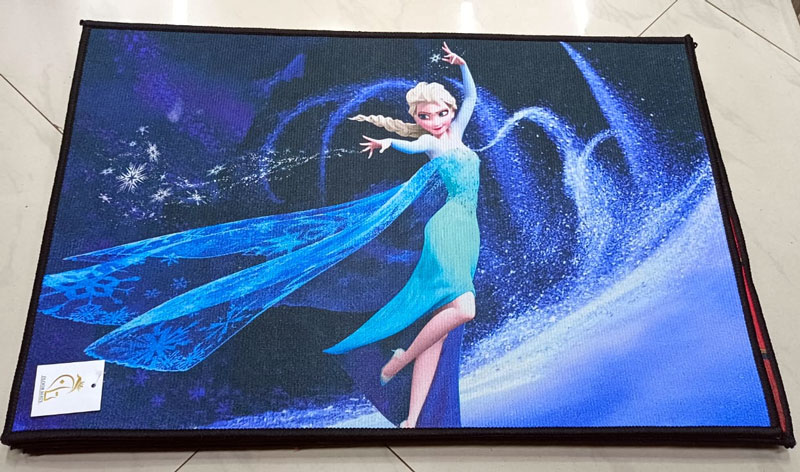 Frozen Living Room Rug Non-Slip Doormat Entrance Door Mat 120 X 180 Cm