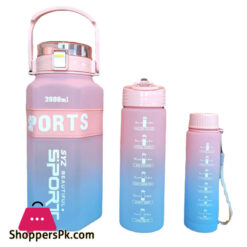 Gradient Color 3 Pcs Water Bottle Set Bpa Free Plastic Water Bottle 23 Gradient Color 3 Pcs Water Bottle Set Bpa Free Plastic Water Bottle