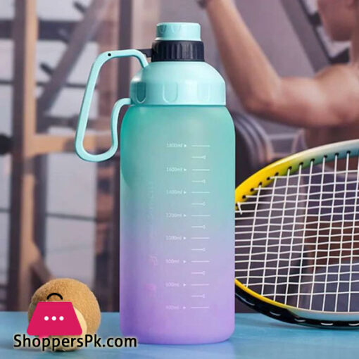 Large Capacity Gradient Cup Durable Water Bottle