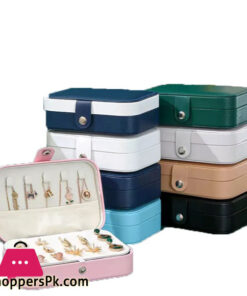 Large Capacity Jewelry Box Double Drawer Earrings Necklace Ring Storage Box Outdoor Travel Portable Jewelry Storage Box 40 Large Capacity Jewelry Box Double Drawer Earrings Necklace Ring Storage Box Outdoor Travel Portable Jewelry Storage Box - Image 2