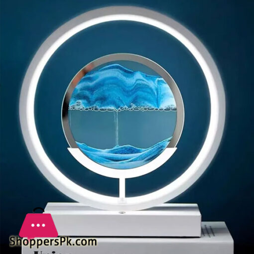 LED Moving Sand Lamp Quicksand Art Frame Flowing Sand Painting Atmosphere Lamp Home Decoration