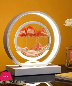 LED Moving Sand Lamp Quicksand Art Frame Flowing Sand Painting Atmosphere Lamp Home Decoration