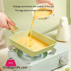 Non-Stick Frying Pan Pot Stone Square Omelette Frying Pan
