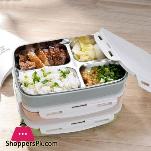 Portable Bento Bento Bento Box for Kids, Mini Japanese Bento Box with Bento Box, Food Container for Food Storage, 4 Grids