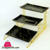 Solecasa 3-Tier Marble Serving Platter