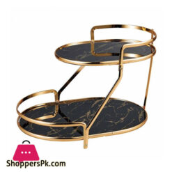Solecasa Cart Shape Bathroom Tray Metal Vanity Tray
