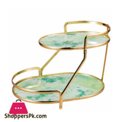 Solecasa Cart Shape Bathroom Tray Metal Vanity Tray