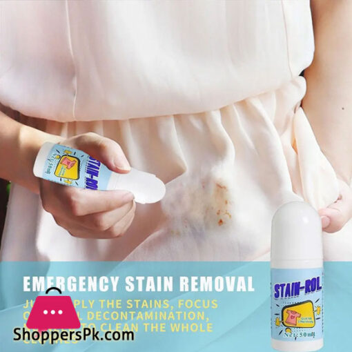 Stain Remover-Roller Head Cleaner No-Washing Clothes Stain Removing Ball Degreasing Stain Cleaner For Pocket Easy Carry