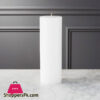 White Pillar Candle Long Burn Time Price in Pakistan 9 x 3 Inch - Large 1 Pc