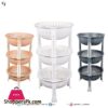3 Tier Kitchen Plastic Fruit Vegetable Basket Round