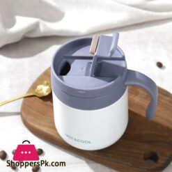 500-Ml Portable Office Insulated Mugs Stainless Steel Thermos Cup Cold And Hot Hot Sale Cute Water Cup With Handle