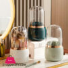 360° Rotating Makeup Brush Holder Portable Desktop Makeup Organizer Cosmetic Storage Box Makeup Tools Jewelry Container