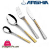 Arshia Gold And Silver 26Pcs Premium Cutlery Sets Tm762Gs