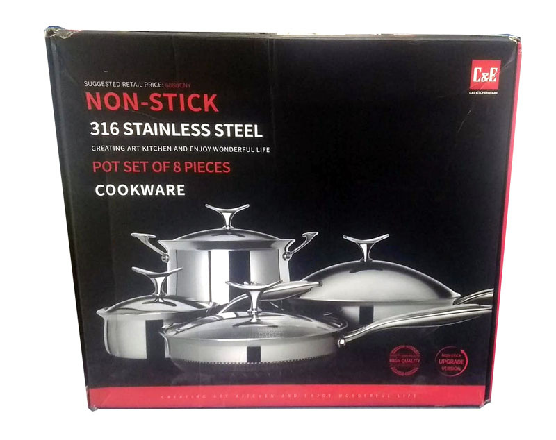 Ce1006 Stainless Steel Cooking Set