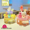 Children Water Bottle Cute Bear Shape Design With Double Drinking Straw Cup Leakproof Outdoor Portable Large Capacity With Lifting Rope For Girls Boys