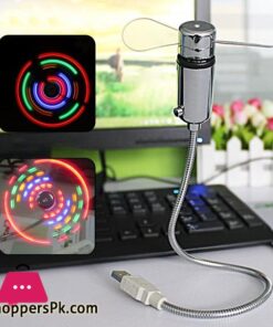 Desktop Fan Flexible 360 Degree Adjustment Luminous Pocket Fan