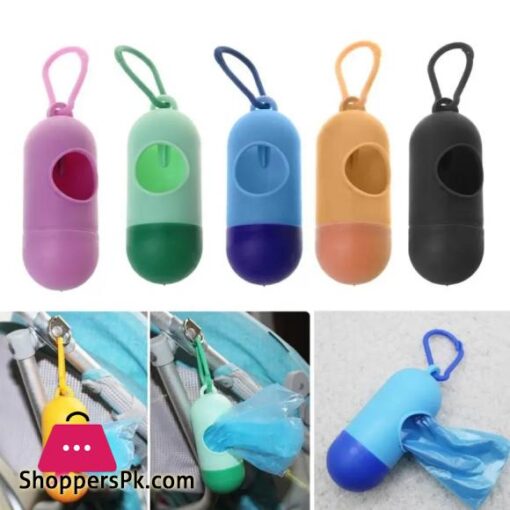 Disopsable Baby Diapers Bag Box Kit Portable Baby Diapers Platics Bags Pet Waste Bag Dispenser Pill Shaped Rubbish Bags Garbage Bag Removable Box Nappy Bag with Ropehooks