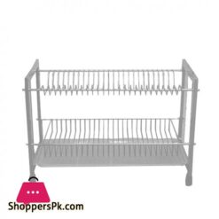 ESS9918 2 Layer Plate Rack Grey Metallic