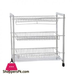 ESS9915 3 Layer Plate Rack White
