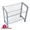 Ess9910 V Shape 2 Layer Plate Rack Gray