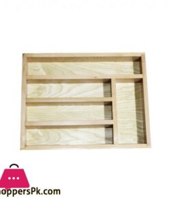 EW668017 Wooden Cutlery Rack Light Brown