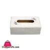 Ew668012 Wooden Flower Tissue Box