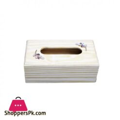 EW668012 Wooden flower Tissue Box