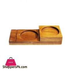 EW668021 Wooden Ash Tray Square