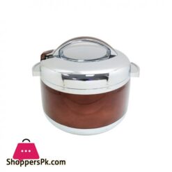 887CH S Chocolate Silver Hotpot 40 Liter