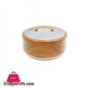 666Lw S Round Wood Silver Hotpot 60 Liter