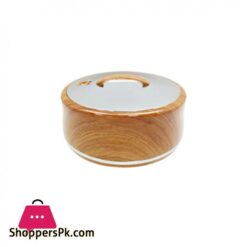 666LW S Round Wood Silver Hotpot 60 Liter
