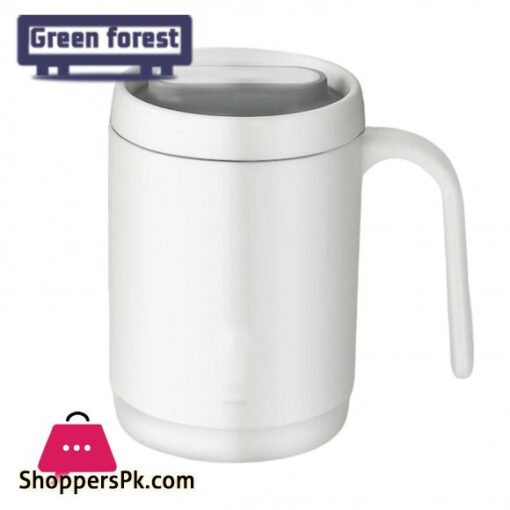 Green forest Water Mug Easy to Clean Stainless Steel Water Cup