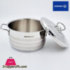 Korkmaz Astra Stainless Steel Casserole 22X12 Cm 4.5 Liter Turkey Made 2 Korkmaz Astra Stainless Steel Casserole 22X12 Cm 4.5 Liter Turkey Made