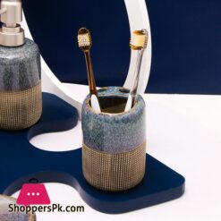 Laraine Show Bathroom Set 7 Pcs Bath Room Accessories Set Ceramic Bathroom Accessories Set