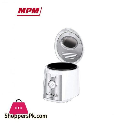 MPM Poland MFR 07 Compact Electric Deep Fryer 15 Litre Washable Non Stick Bowl Regulator up to 190C BPA 1100W 1200 15 Litres Multicolour