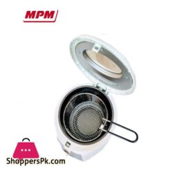 Mpm Poland Mfr 07 Compact Electric Deep Fryer 15 Litre Washable Non Stick Bowl Regulator Up To 190C Bpa 1100W 1200 15 Litres Multicolour