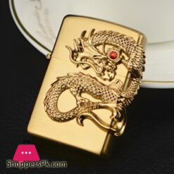 Metal Windproof Butane Gas Lighter Blue Flame Cigar Cigarete