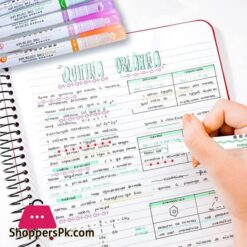 Pack Of 6 Linear Roller Color Highlighter Pen Set For Kids And Adults Best Highlighter Pens For Study Book Drawing Art M247 Rh 6Pcs 0002