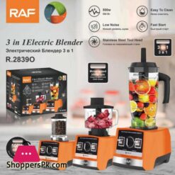 Raf R2839 3 In 1 Blender Grinder Chopper Set