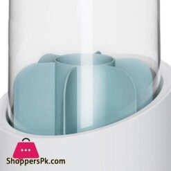 Simple Rotating Makeup Brush Holder 6 Grids Desk Organizer Multipurpose Vanity Storage Box For Mascara Scissors Pen Pot Bathroom Decor