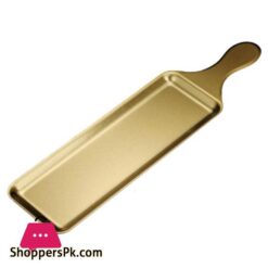 Golden Rectangular Tray Bbq Platter 43Cm