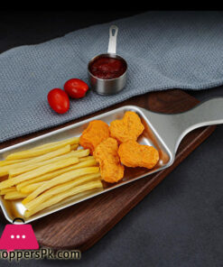 Stainless Steel Gold Plated Serving Platter 33cm