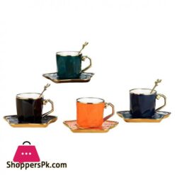 Streamlined Coffee Cup And Saucer With Spoon Mg-206 5 Mg 206 Cup Saucer With Spoon
